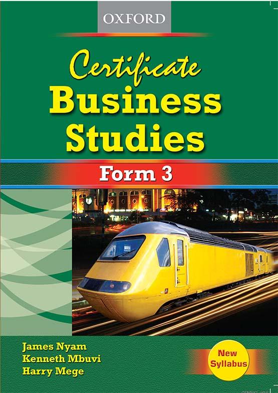Certificate Business Studies Form 3 Student’s Book