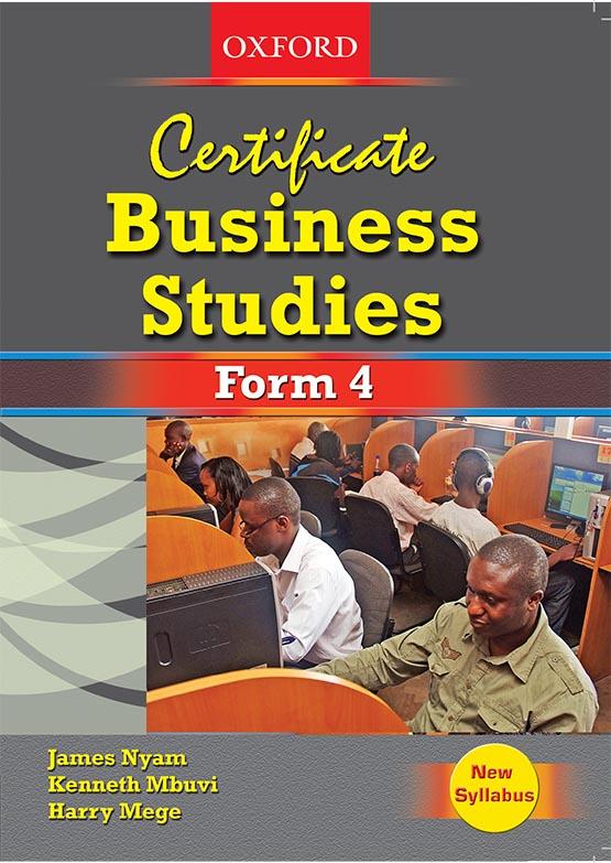Certificate Business Studies Form 4 Student’s Book