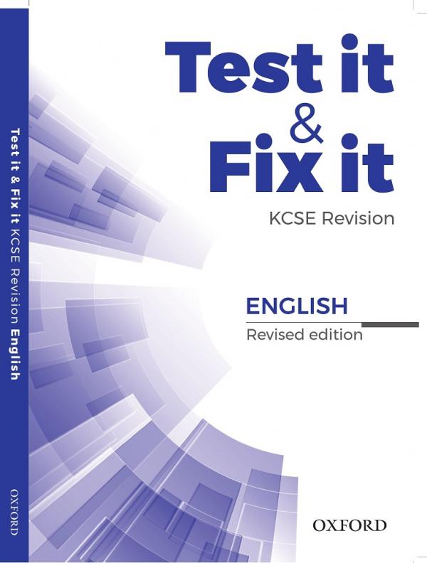 Test it & Fix it KCSE Revision English